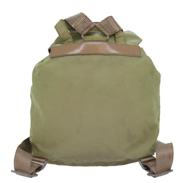 PRADA Backpack Nylon Khaki Auth 82104 - 0