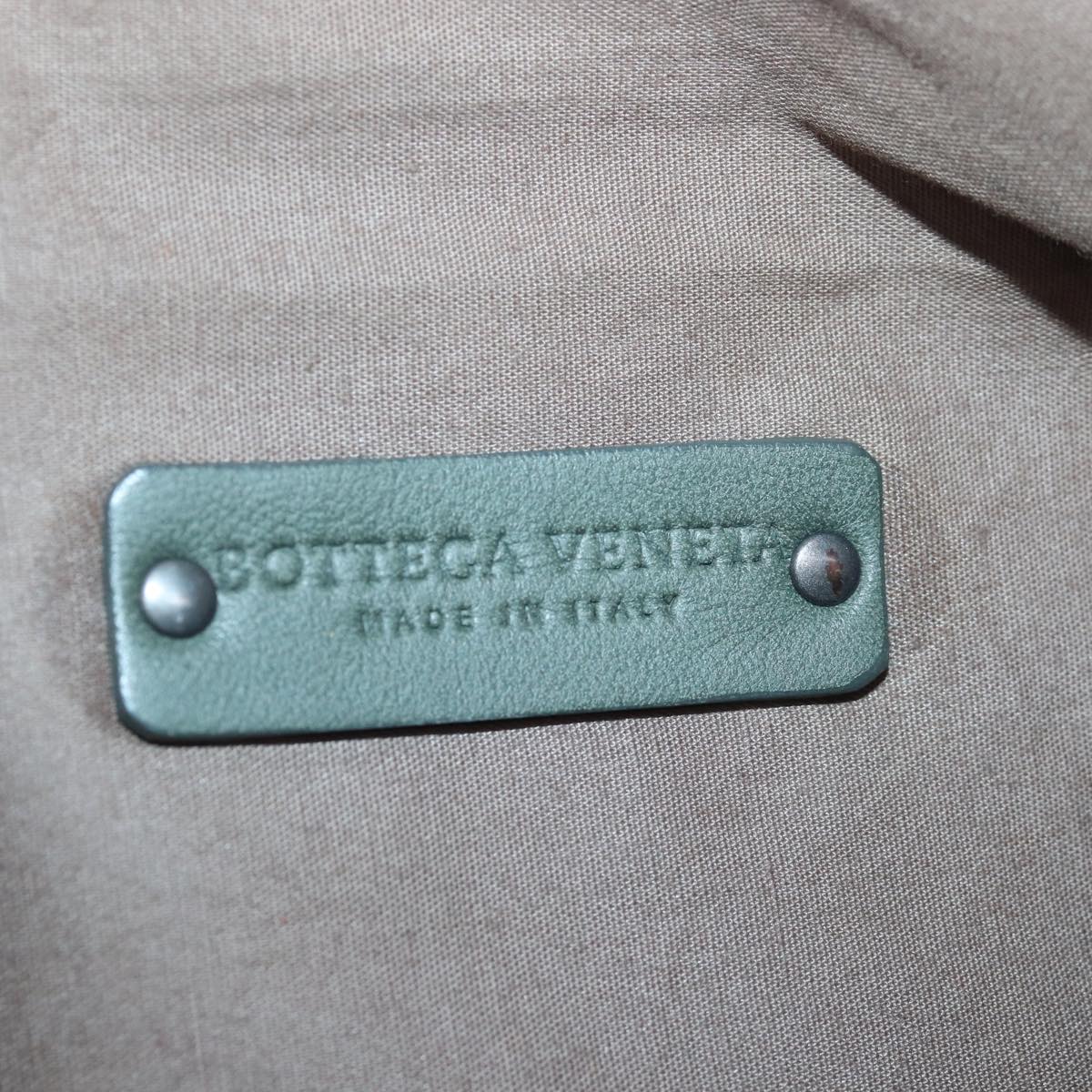 BOTTEGA VENETA INTRECCIATO Body Bag Leather Green Auth 82119