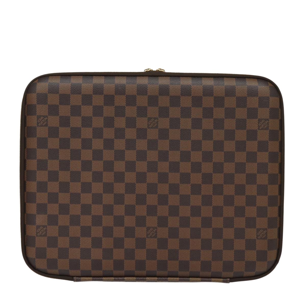 LOUIS VUITTON Damier Ebene Computer Sleeve MM PC Case N58023 LV Auth 82125A - 0