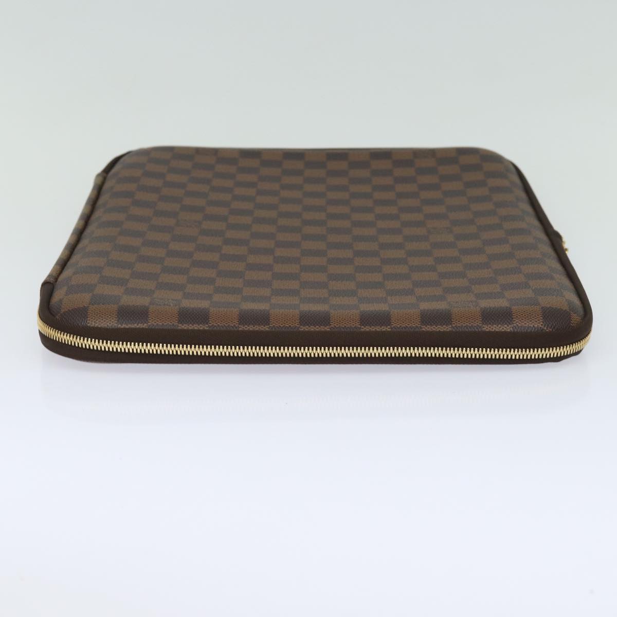 LOUIS VUITTON Damier Ebene Computer Sleeve MM PC Case N58023 LV Auth 82125A