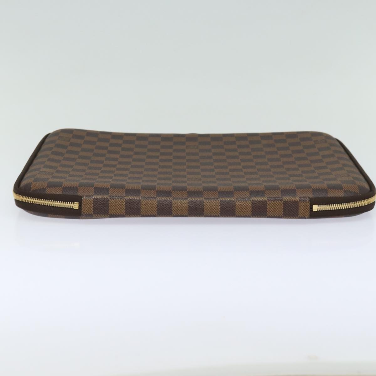 LOUIS VUITTON Damier Ebene Computer Sleeve MM PC Case N58023 LV Auth 82125A