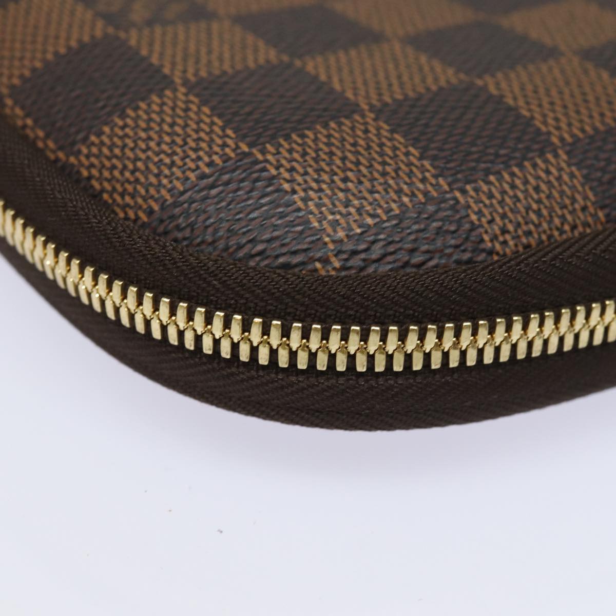 LOUIS VUITTON Damier Ebene Computer Sleeve MM PC Case N58023 LV Auth 82125A