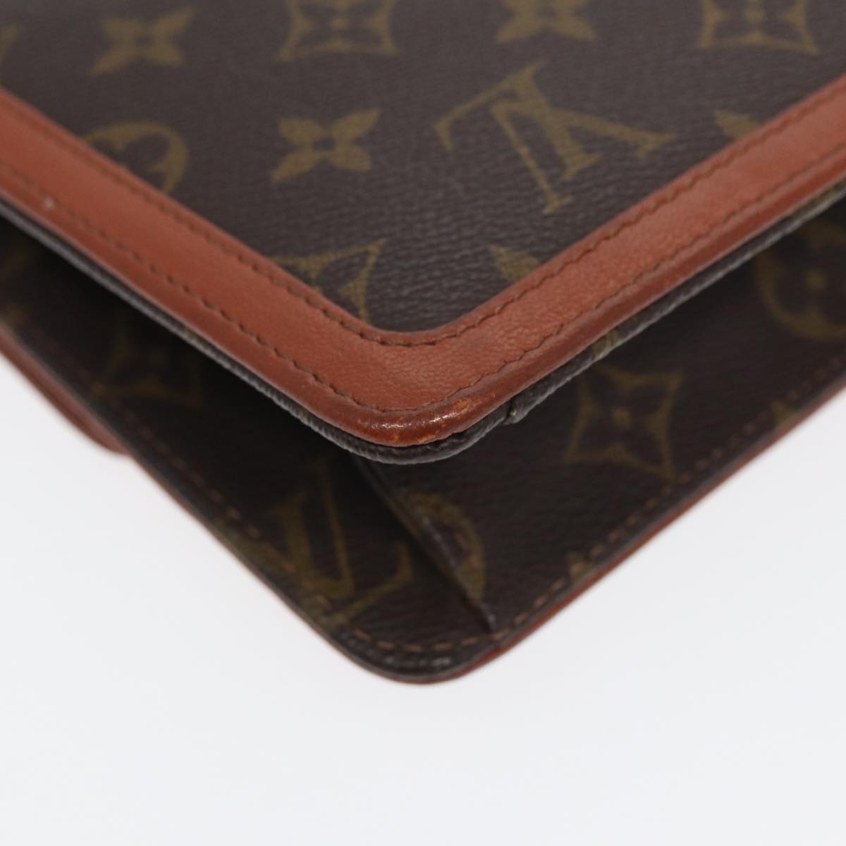 LOUIS VUITTON Monogram Pochette Dam PM Clutch Bag M51812 LV Auth 82128