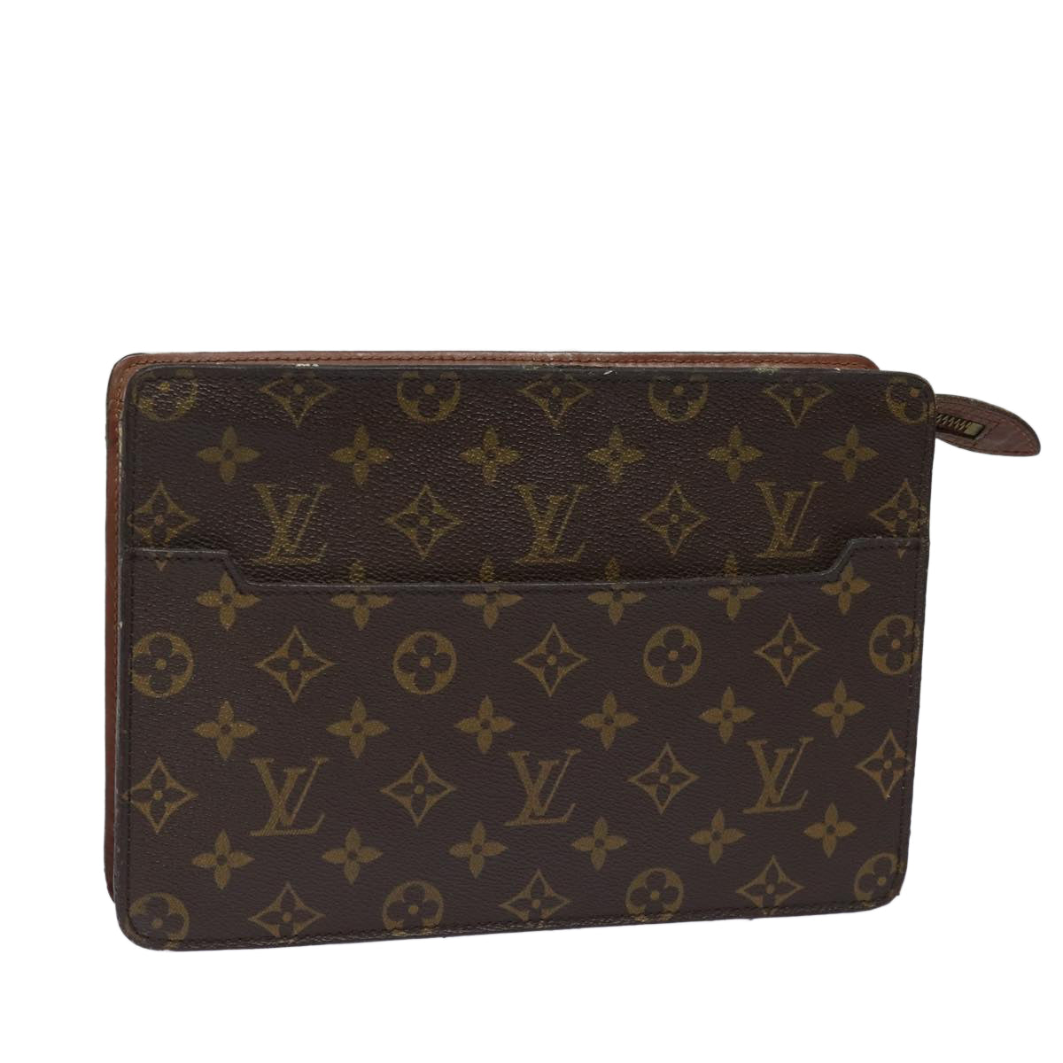 LOUIS VUITTON Monogram Pochette Homme Clutch Bag M51795 LV Auth 82134