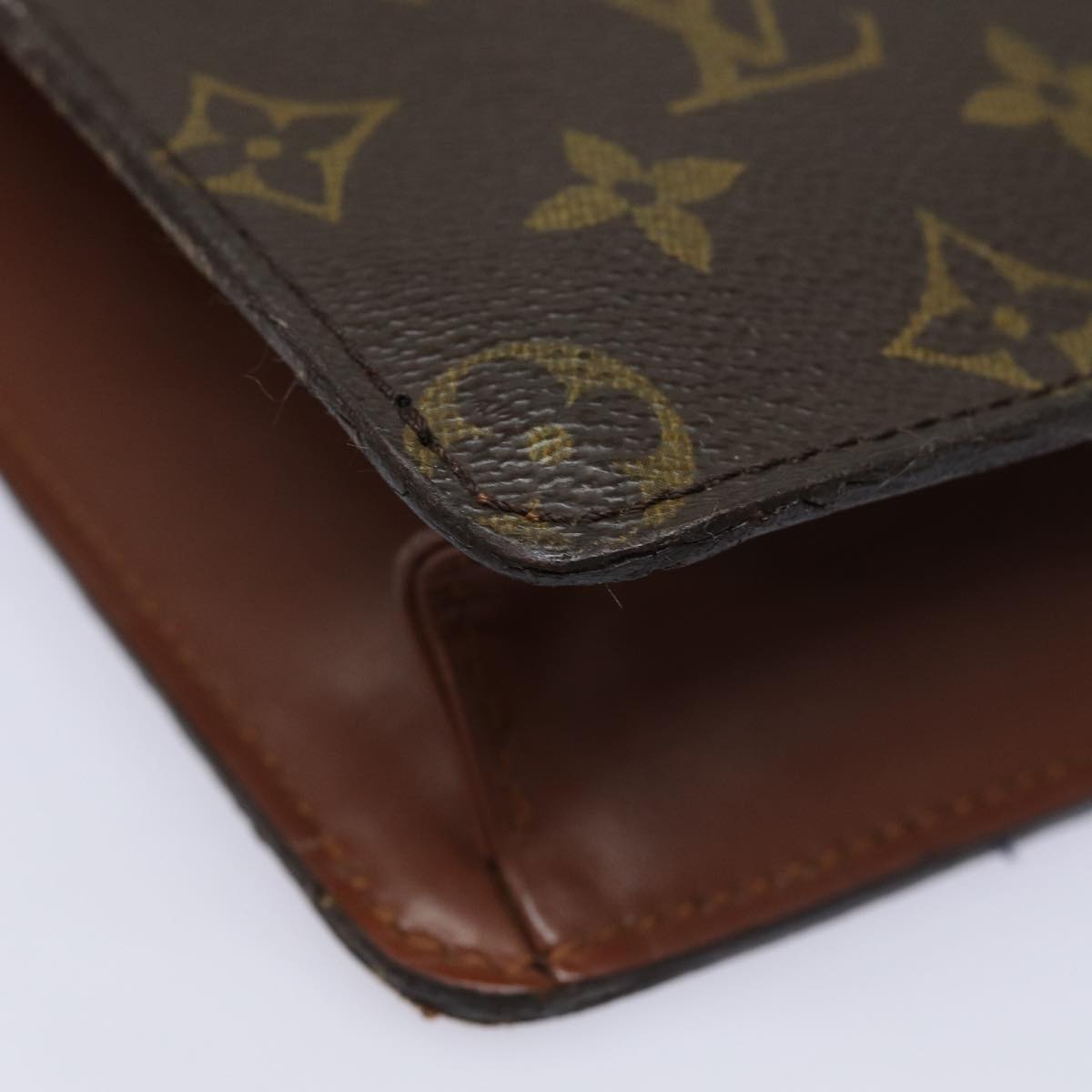 LOUIS VUITTON Monogram Pochette Homme Clutch Bag M51795 LV Auth 82134