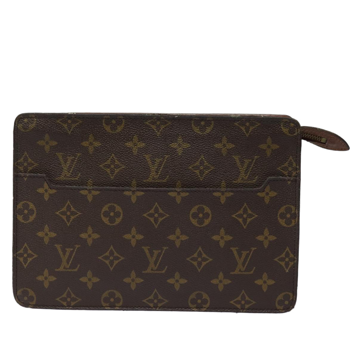 LOUIS VUITTON Monogram Pochette Homme Clutch Bag M51795 LV Auth 82134