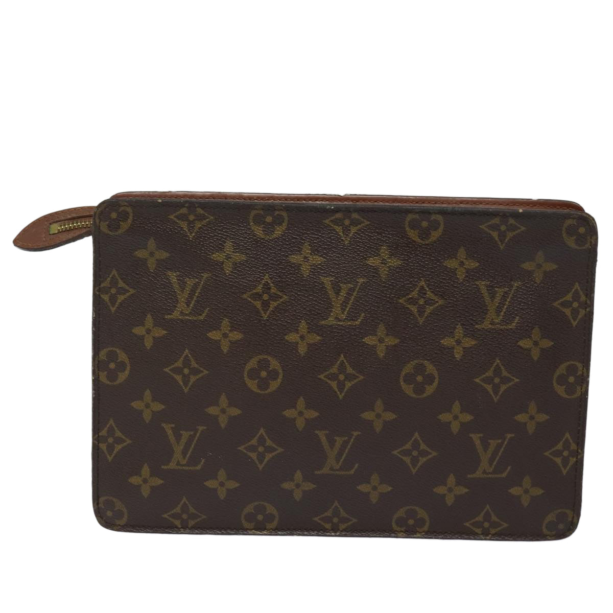 LOUIS VUITTON Monogram Pochette Homme Clutch Bag M51795 LV Auth 82134