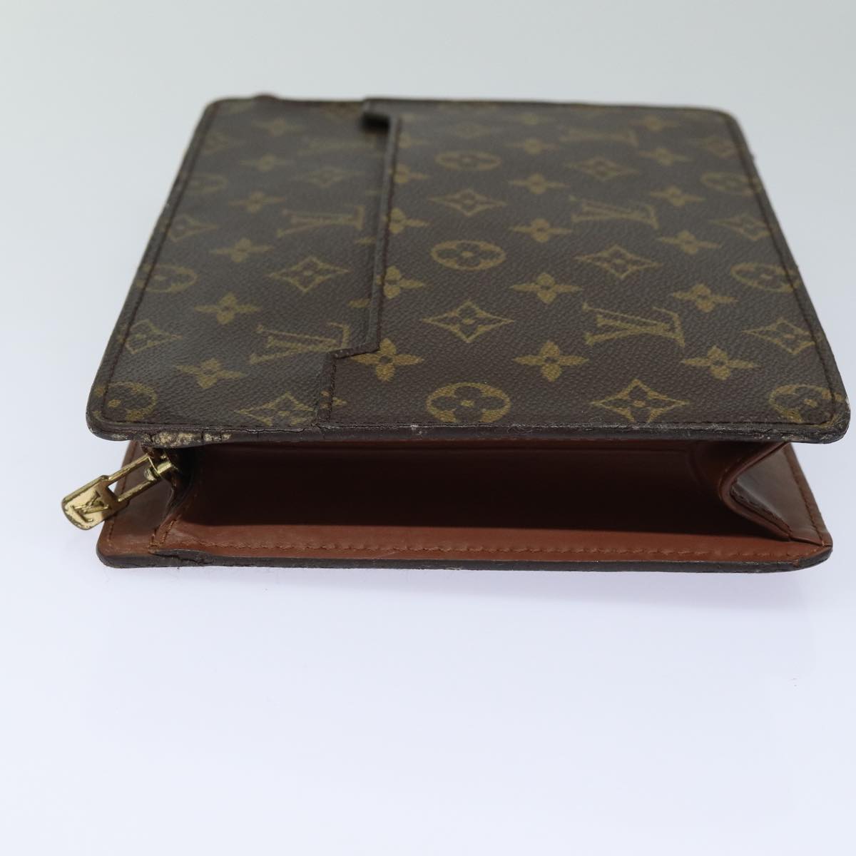 LOUIS VUITTON Monogram Pochette Homme Clutch Bag M51795 LV Auth 82134