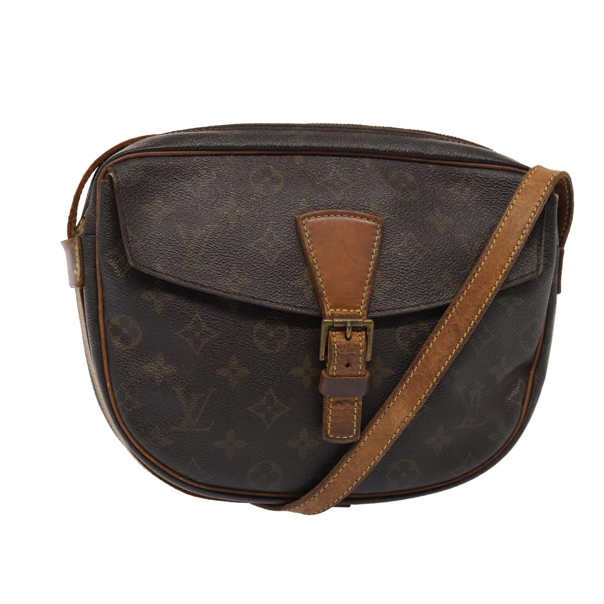 LOUIS VUITTON Monogram Jeune Fille GM Shoulder Bag M51225 LV Auth 82135