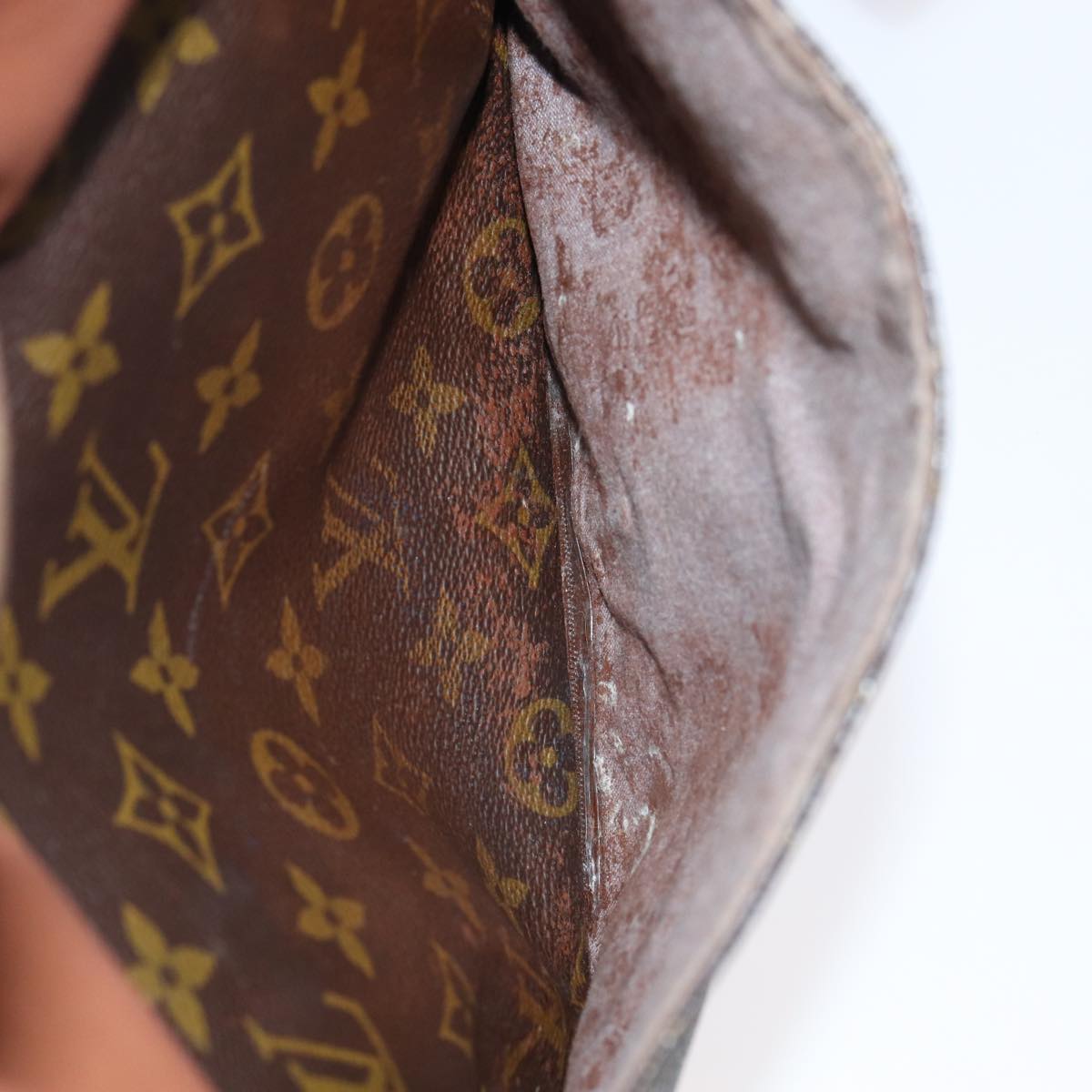 LOUIS VUITTON Monogram Jeune Fille GM Shoulder Bag M51225 LV Auth 82135