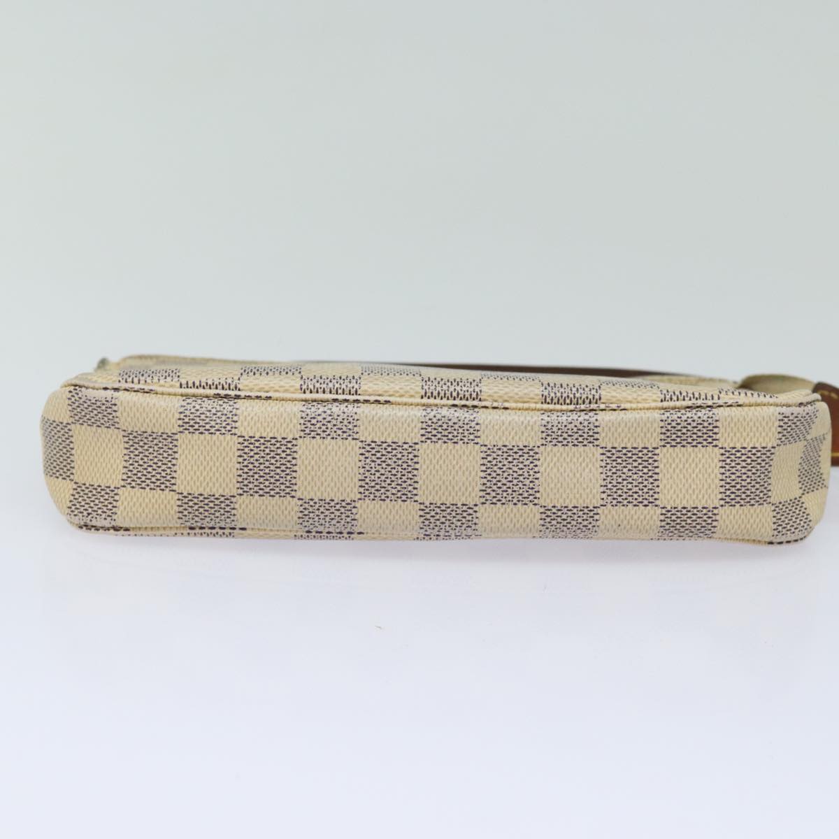 LOUIS VUITTON Damier Azur Pochette Accessoires Pouch N51986 LV Auth 82139