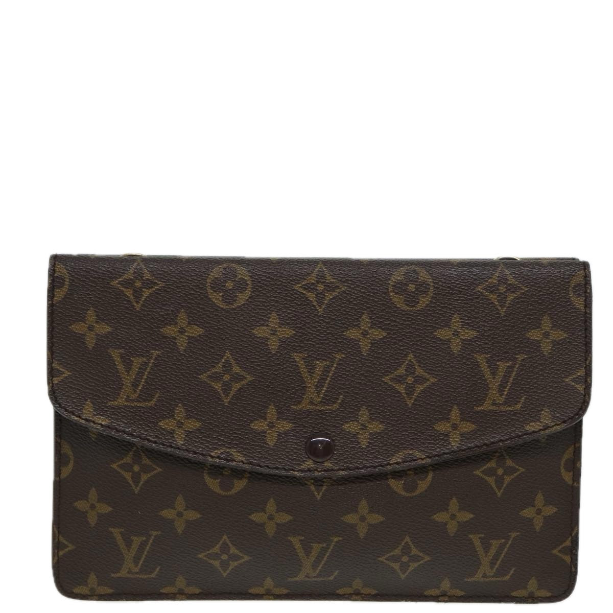 LOUIS VUITTON Monogram Double Rabat Shoulder Bag M51815 LV Auth 82141 - 0