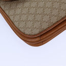 CELINE Macadam Canvas Shoulder Bag Beige Brown Auth 82147-15