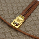 CELINE Macadam Canvas Shoulder Bag Beige Brown Auth 82147-9