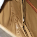 CELINE Macadam Canvas Shoulder Bag Beige Brown Auth 82147-20