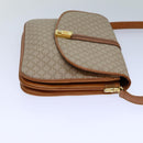 CELINE Macadam Canvas Shoulder Bag Beige Brown Auth 82147-4