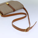 CELINE Macadam Canvas Shoulder Bag Beige Brown Auth 82147-7
