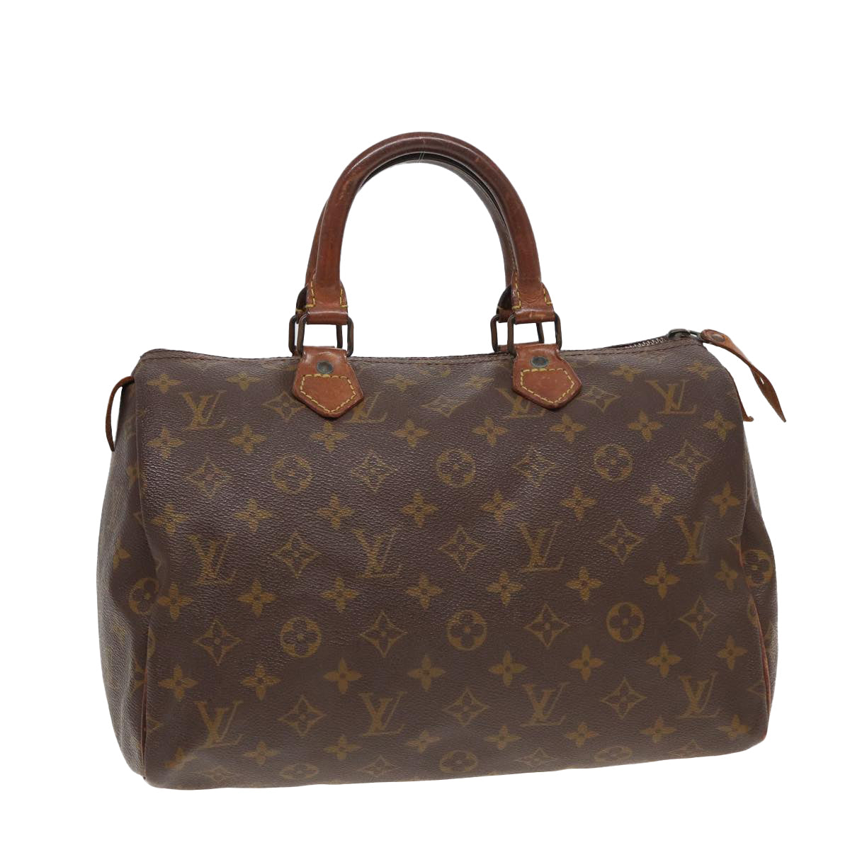 LOUIS VUITTON Monogram Speedy 30 Hand Bag M41526 LV Auth 82155