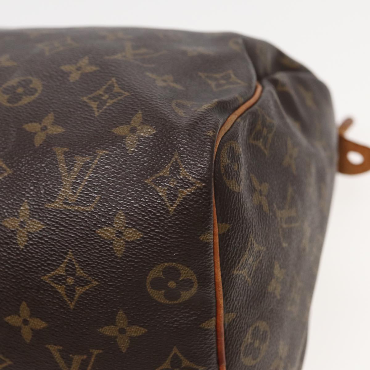 LOUIS VUITTON Monogram Speedy 35 Hand Bag M41524 LV Auth 82156