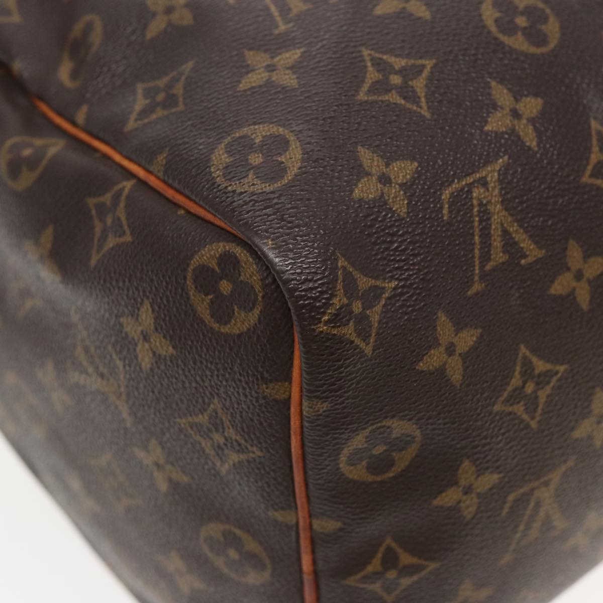 LOUIS VUITTON Monogram Speedy 35 Hand Bag M41524 LV Auth 82156