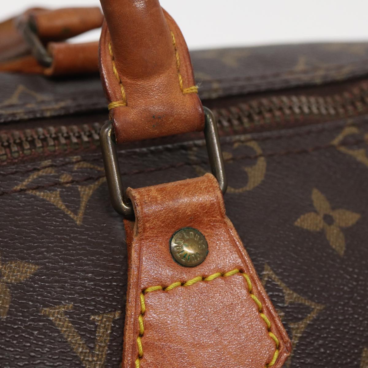 LOUIS VUITTON Monogram Speedy 35 Hand Bag M41524 LV Auth 82156