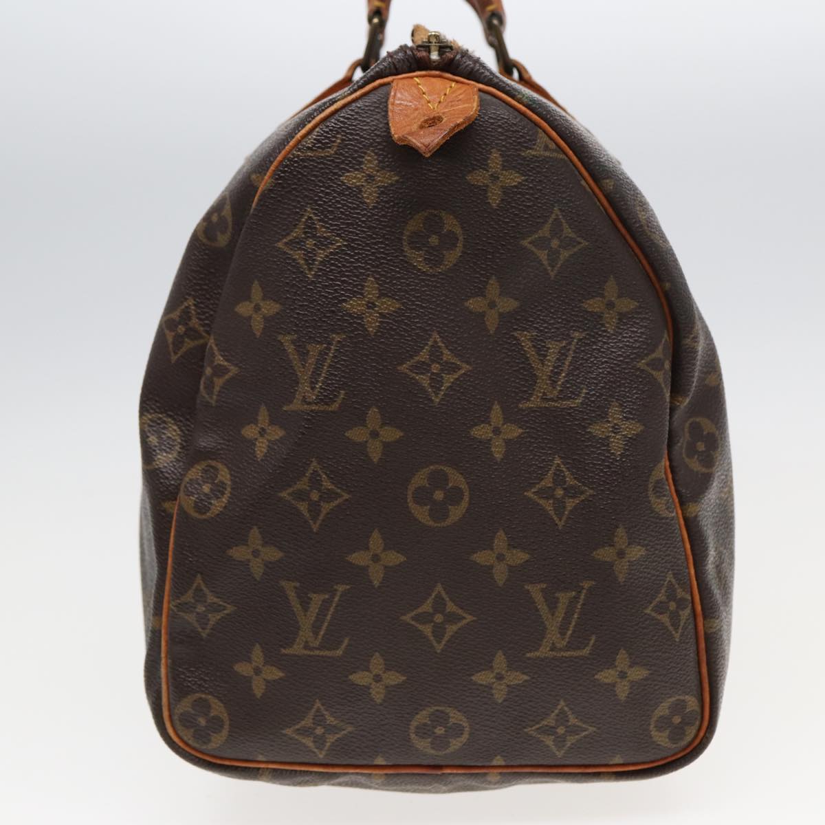 LOUIS VUITTON Monogram Speedy 35 Hand Bag M41524 LV Auth 82156