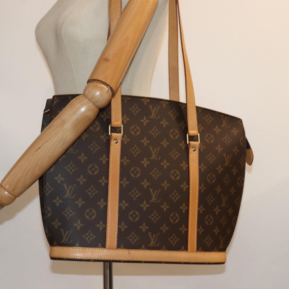 LOUIS VUITTON Monogram Babylone Tote Bag M51102 LV Auth 82161