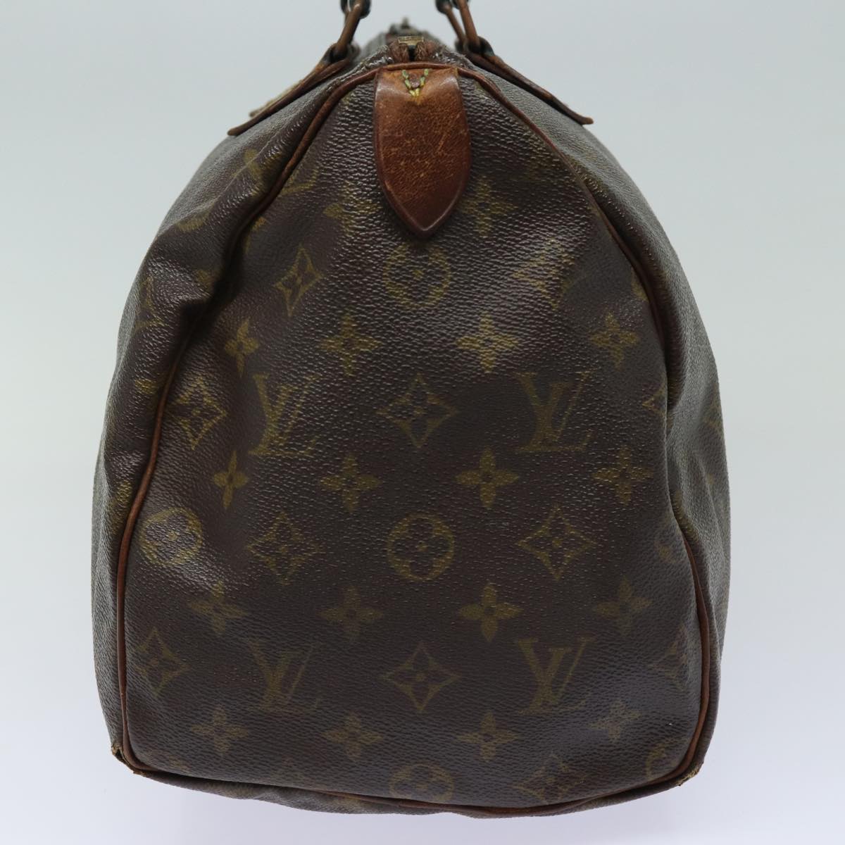 LOUIS VUITTON Monogram Speedy 35 Hand Bag M41524 LV Auth 82171