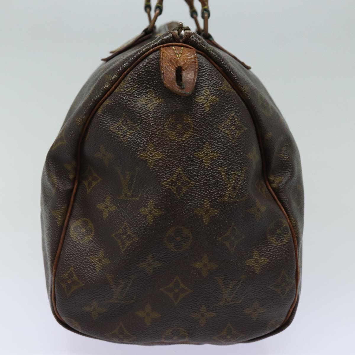 LOUIS VUITTON Monogram Speedy 35 Hand Bag M41524 LV Auth 82171