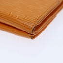 LOUIS VUITTON Epi Portefeuille Elise Wallet Orange Mandarin M6348H LV Auth 82175-15