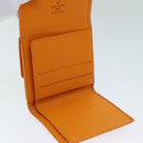 LOUIS VUITTON Epi Portefeuille Elise Wallet Orange Mandarin M6348H LV Auth 82175-9