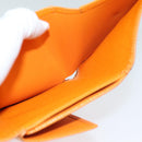 LOUIS VUITTON Epi Portefeuille Elise Wallet Orange Mandarin M6348H LV Auth 82175-10