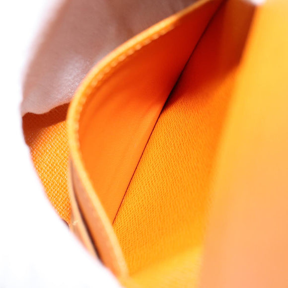 LOUIS VUITTON Epi Portefeuille Elise Geldbörse Orange Mandarin M6348H LV Auth 82175A