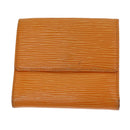 LOUIS VUITTON Epi Portefeuille Elise Wallet Orange Mandarin M6348H LV Auth 82175-2