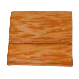 LOUIS VUITTON Epi Portefeuille Elise Wallet Orange Mandarin M6348H LV Auth 82175 - 0