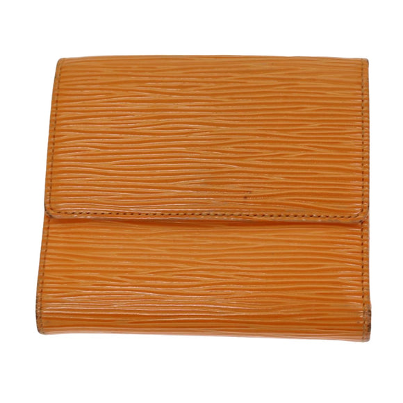 LOUIS VUITTON Epi Portefeuille Elise Geldbörse Orange Mandarin M6348H LV Auth 82175A