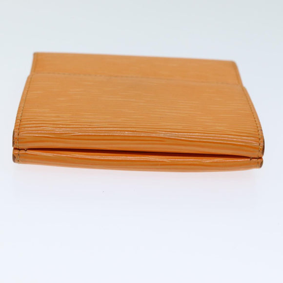 LOUIS VUITTON Epi Portefeuille Elise Geldbörse Orange Mandarin M6348H LV Auth 82175A