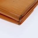 LOUIS VUITTON Epi Portefeuille Elise Wallet Orange Mandarin M6348H LV Auth 82176-15