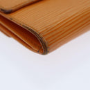 LOUIS VUITTON Epi Portefeuille Elise Wallet Orange Mandarin M6348H LV Auth 82176-16