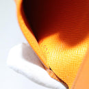 LOUIS VUITTON Epi Portefeuille Elise Wallet Orange Mandarin M6348H LV Auth 82176-12