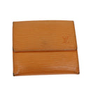 LOUIS VUITTON Epi Portefeuille Elise Wallet Orange Mandarin M6348H LV Auth 82176-1