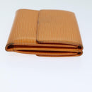 LOUIS VUITTON Epi Portefeuille Elise Wallet Orange Mandarin M6348H LV Auth 82176-3
