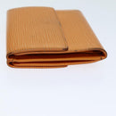 LOUIS VUITTON Epi Portefeuille Elise Wallet Orange Mandarin M6348H LV Auth 82176-5