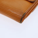 LOUIS VUITTON Epi Portefeuille Elise Wallet Orange Mandarin M6348H LV Auth 82176-7