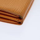 LOUIS VUITTON Epi Portefeuille Elise Wallet Orange Mandarin M6348H LV Auth 82176-14