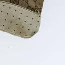 GUCCI GG Canvas Shoulder Bag Beige White 145857 Auth 82178-15