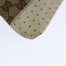 GUCCI GG Canvas Shoulder Bag Beige White 145857 Auth 82178-18