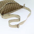 GUCCI GG Canvas Shoulder Bag Beige White 145857 Auth 82178-8