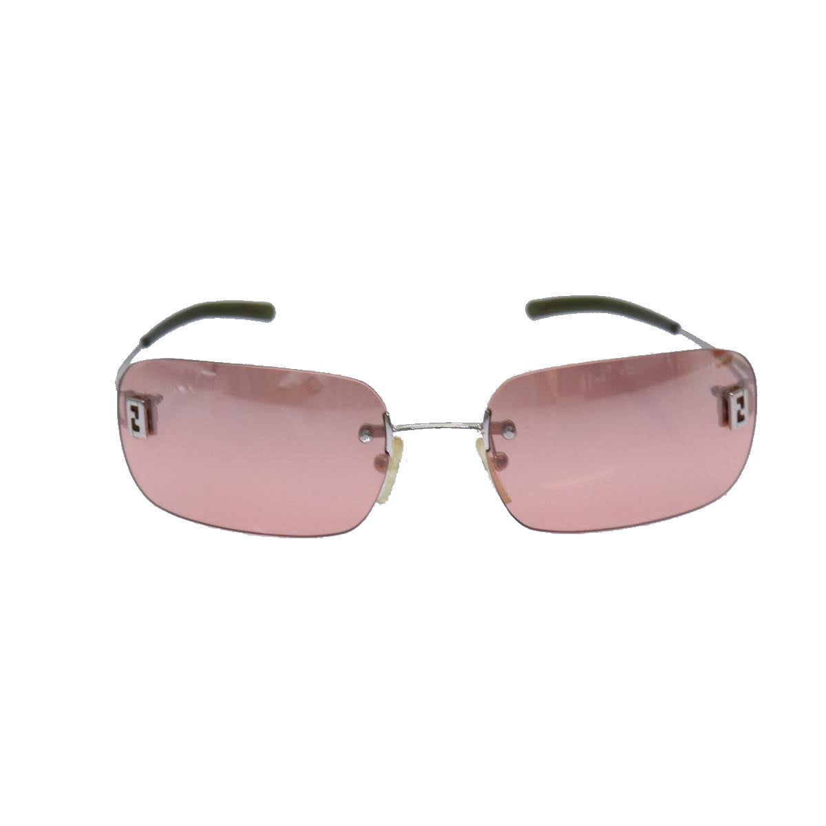 FENDI Sunglasses Pink Auth 82179