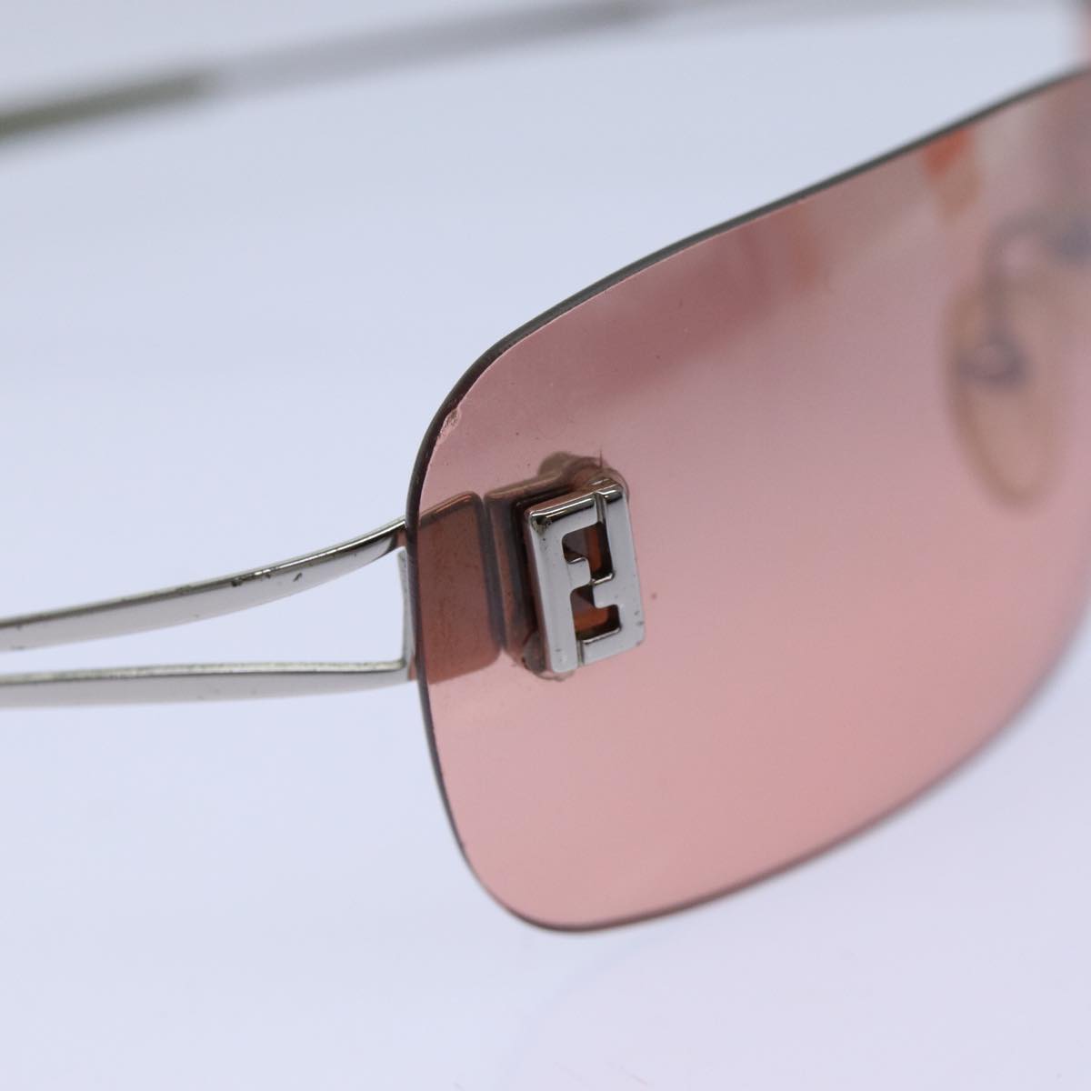 FENDI Sunglasses Pink Auth 82179